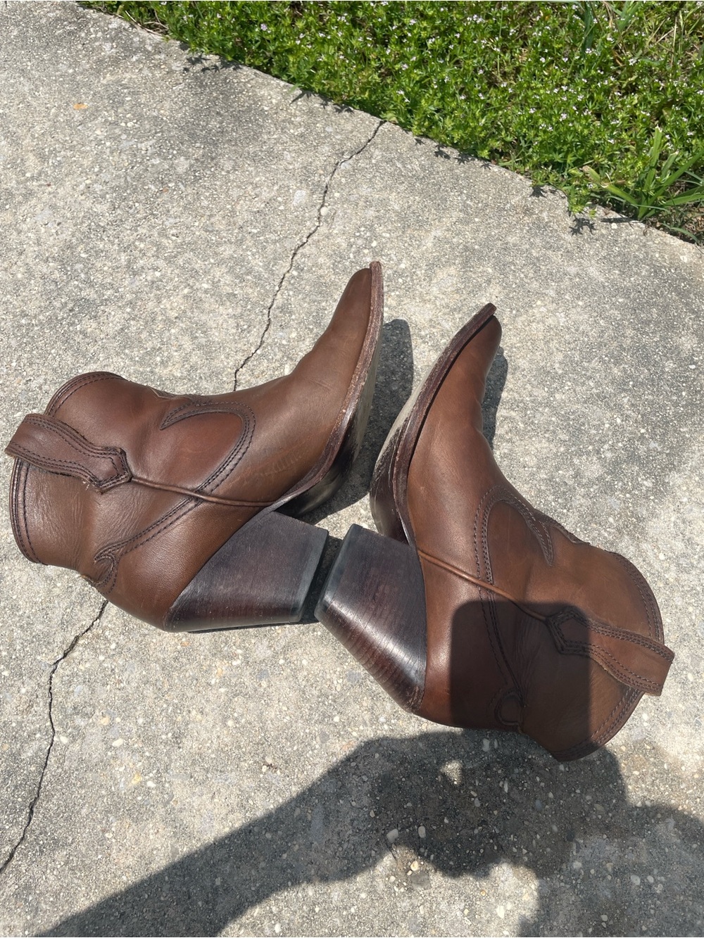 Thursday Boot Co. Short Leather Cowboy Boots - Picture 5 of 9
